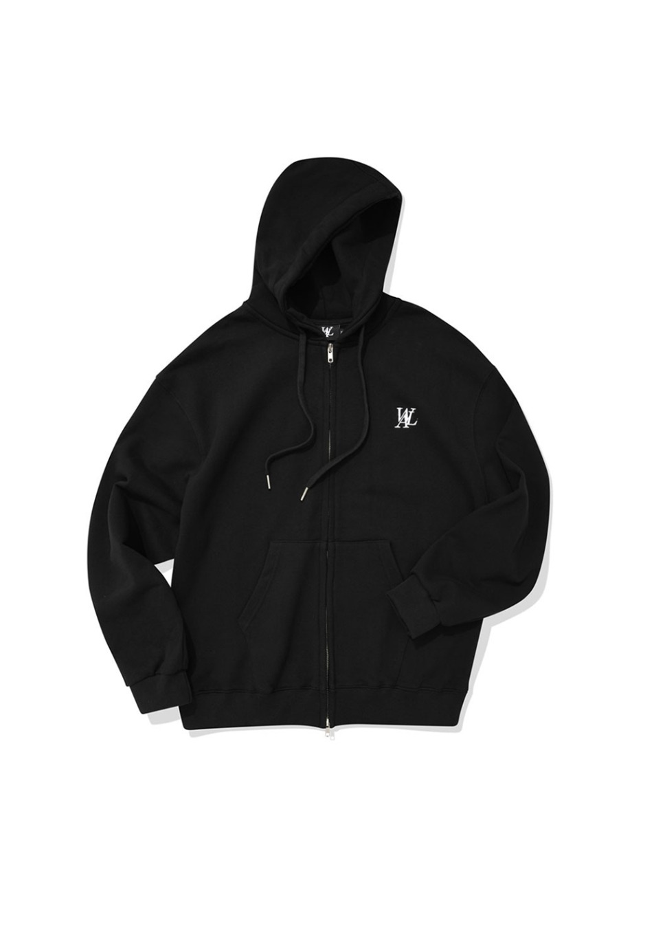 Signature hood zip-up - BLACK