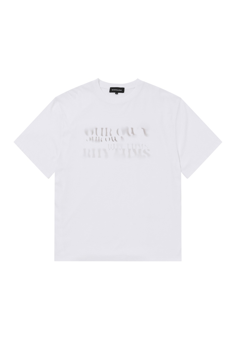 Pigment over fit graphic T-shirt - WHITE