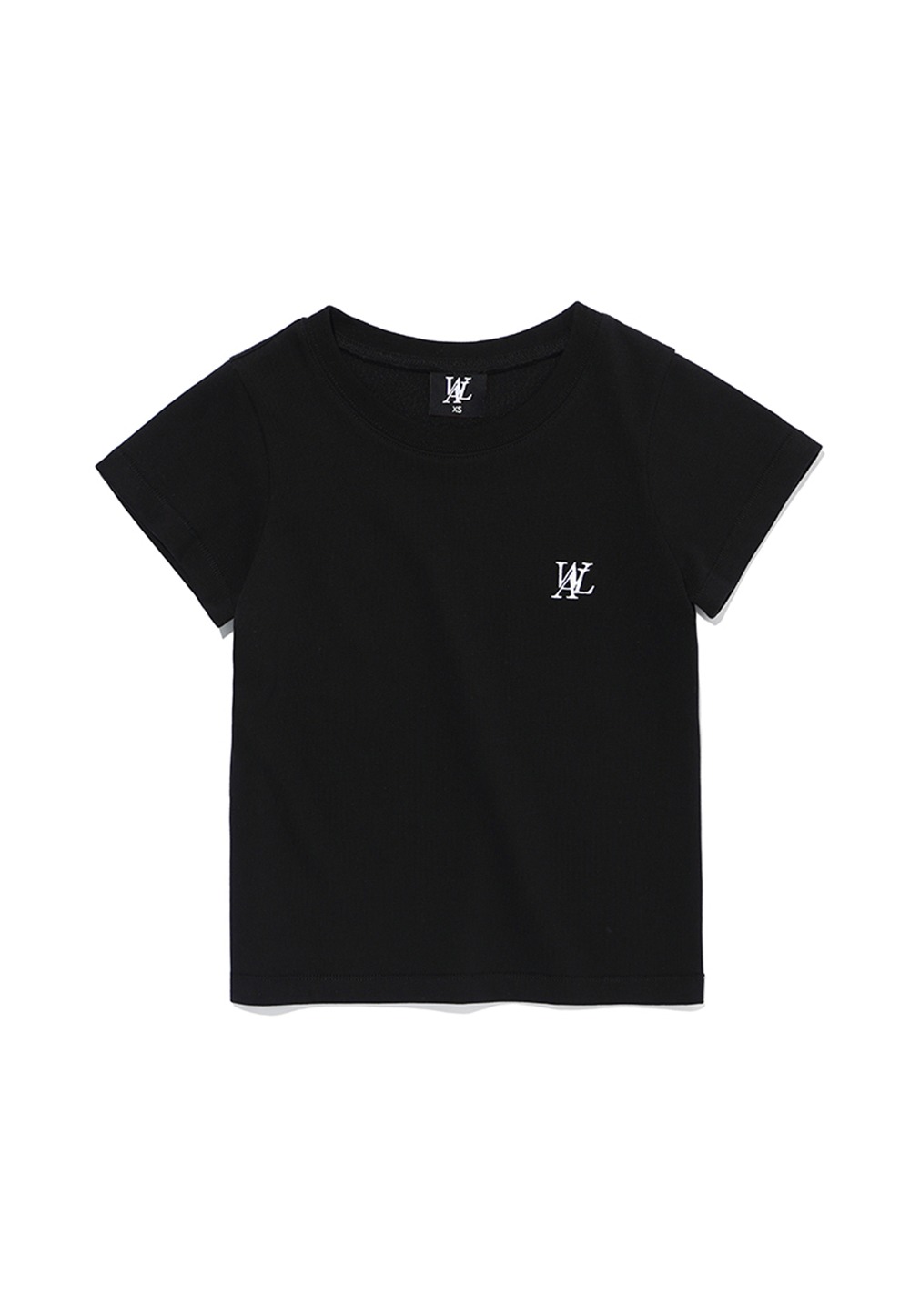 Signature soft slim line T-shirt - BLACK