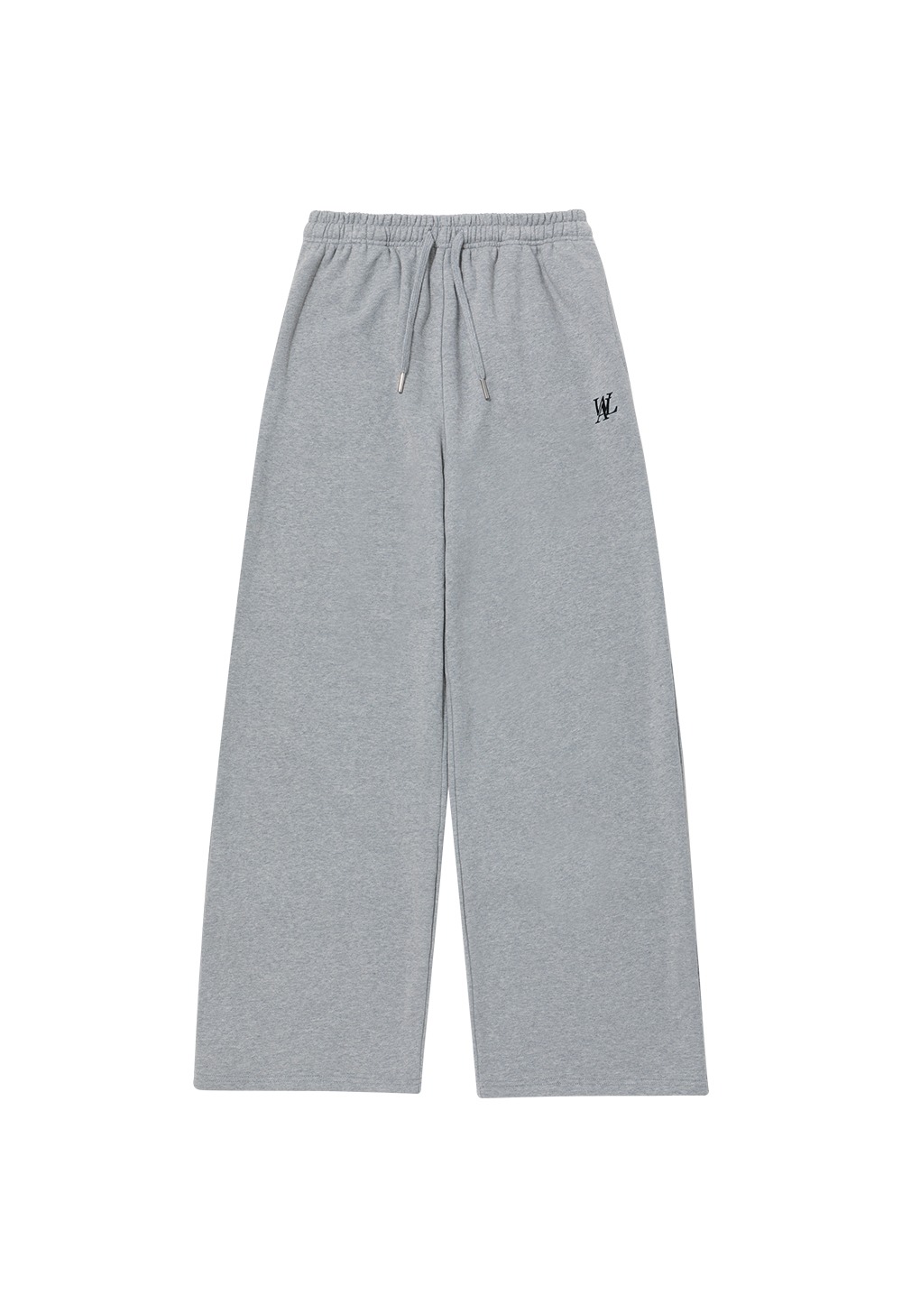 Signature relax wide pants - GREY